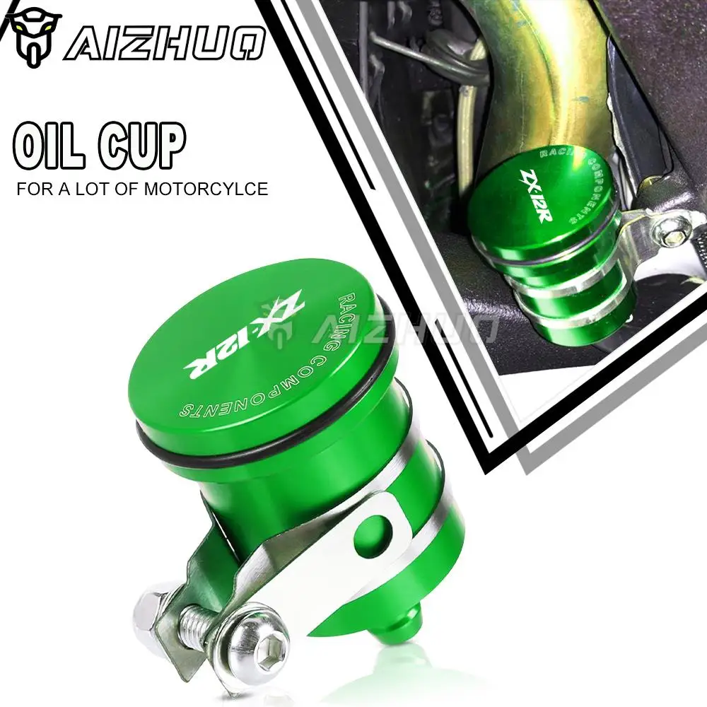 

For Kawasaki ZX12R ZX-12R 2000-2005 ZX 12R 2004 Motorcycle Universal Brake Fluid Reservoir Clutch Cylinder Tank Oil Fluid Cup