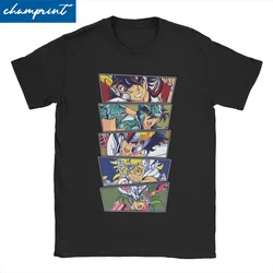 Men Women T-Shirts Knights Of The Zodiac Japanese Anime Leisure Cotton Tees Short Sleeve Saint Seiya T Shirt Tops Graphic