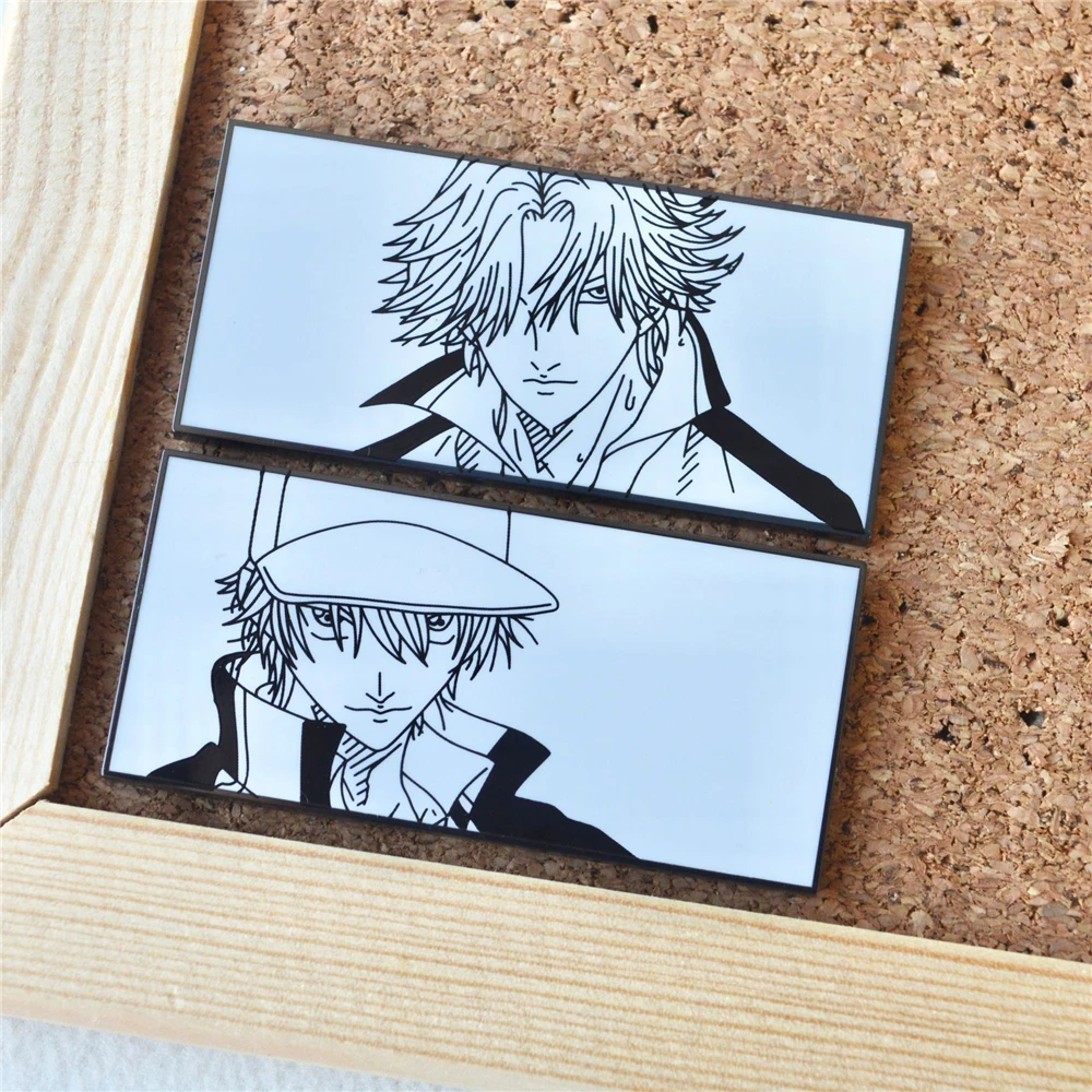 Anime Tenisu no ôjisama Prince of Tennis Ryoma Echizen Atobe Keigo Cosplay Costumes Metal Badge Pin Brooch Prop Xmas Gift