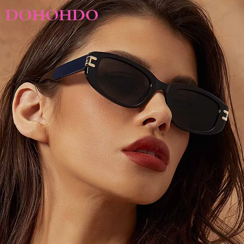 2025 موضة النظارات الشمسية العصرية للرجال النساء لون الحلوى البيضاوي نظارات شمسية الرجعية في الهواء الطلق السفر النظارات الشمسية UV400 lrest De Sol