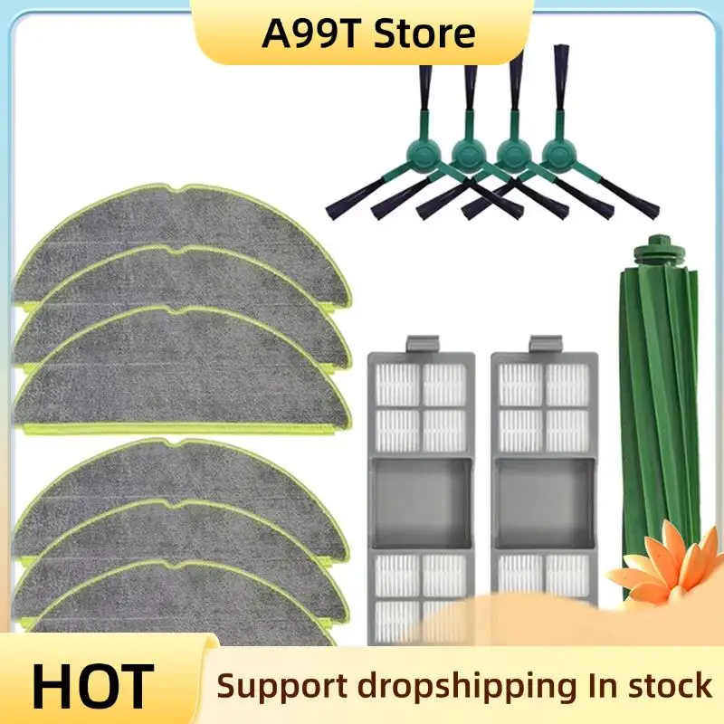 

A99T 13 шт. набор запасных частей-основная щетка, боковая щетка, фильтр и ткань для швабры для робота-пылесоса Irobot Roomba 205 Combo/205 Vac
