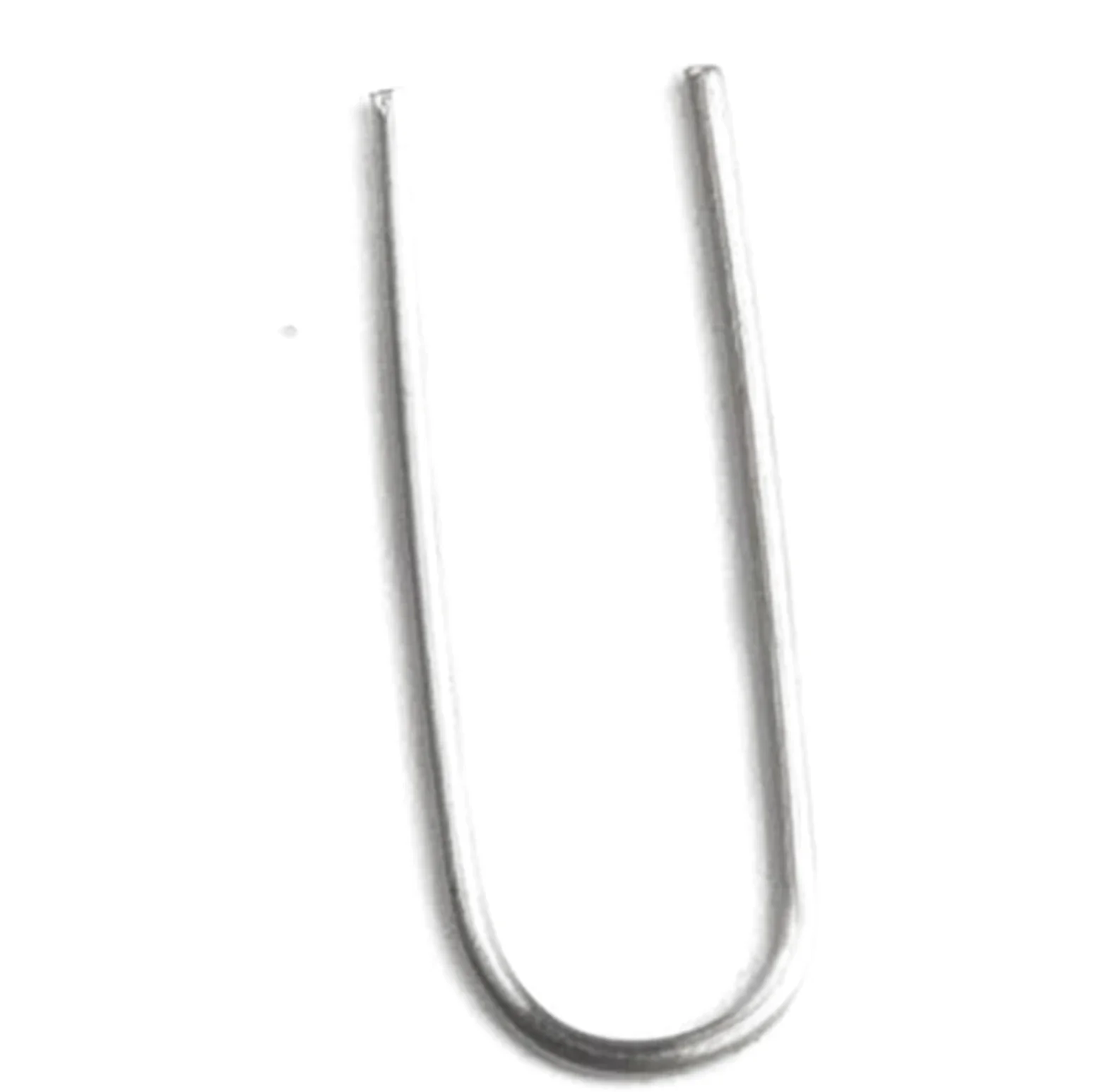High Temperature Nichrome Wire Jump Rings 21 Gauge U Shaped Ceramic Hooks For Crafting Available In 50/100/200 Pieces