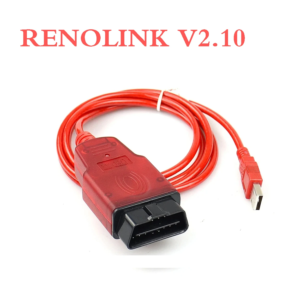 Renolink-OBD2 Interface Diagnóstica, V2.10, Multi-Função, Programador ECU, Air-bag, Codificação Chave, Veículos, Rena-ult D-acia