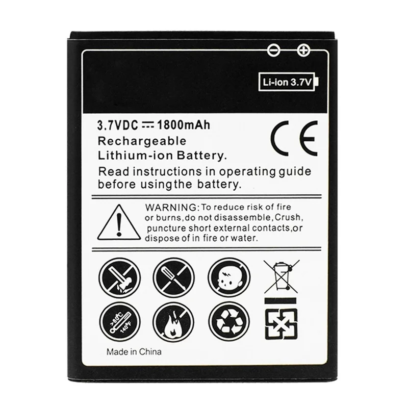 For Galaxy S2 / i9100 1800mAh Rechargeable Li-ion Battery