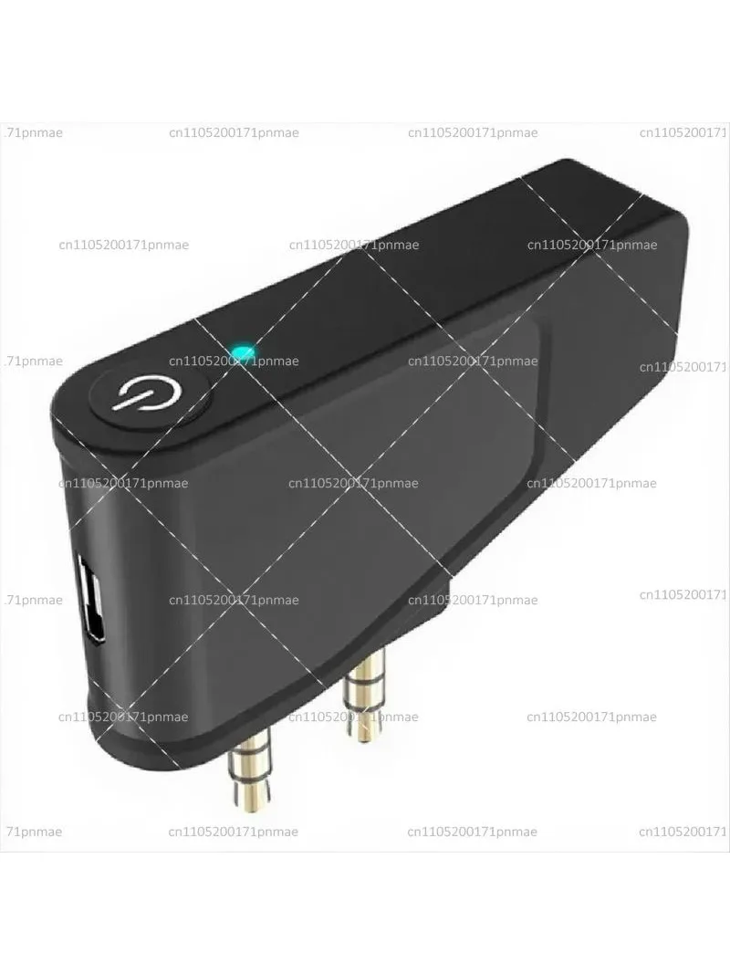 Bluetooth 5.3 Airplane Adapter A2DP Transmitter for Wireless Noise Cancelling Headphones