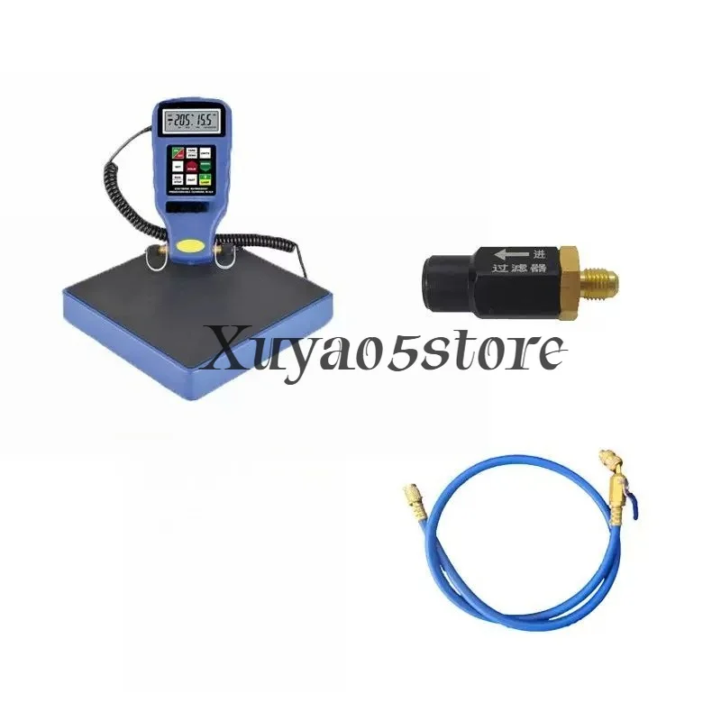 Automatic Programmable Refrigerant Scale RCS-N9030, 100KG High Precision Freon Filling Weighing Meter for HVAC Air Conditioning