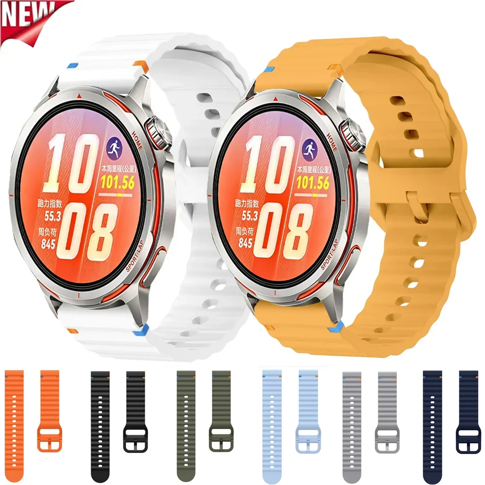 18mm 20mm 22mm Sport Silicone Strap for Huawei Watch Ultimate 2 GT Runner 2 Bracelet Huawei Watch 5 GT7 GT6 GT5 4 46mm 41mm Band