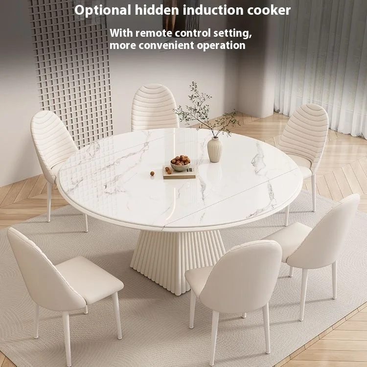 Marble Dining Tables Outdoor Salon Extendable Minimalist Slate Tables Dining Nordic Modern Esstisch Dining Room Sets YX50BC