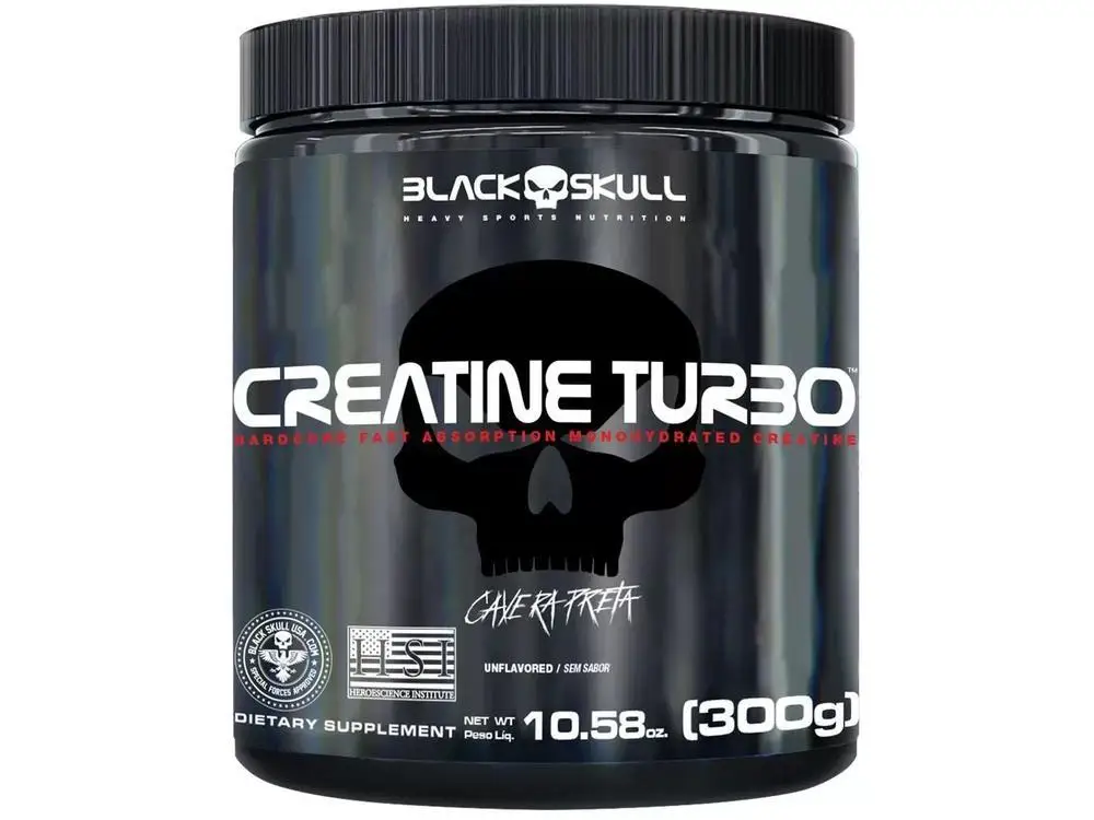 Creatine Black Skull Turbo Powder 300g without Flavor