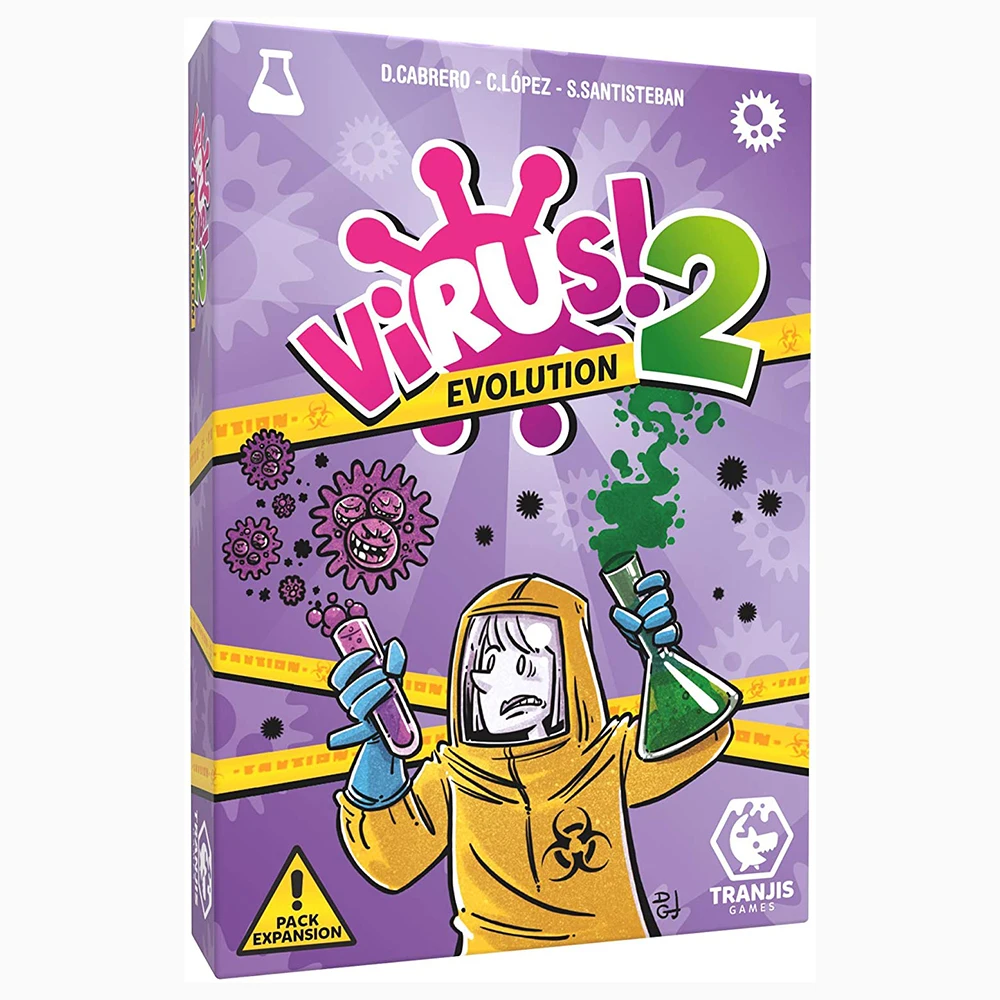 Virus! - Juego de cartas - El Juego mas contagioso. Edicion Española. +8 años VIRUS! 2 Evolution (Expansión) - Juego de cartas (TRG-12evo)