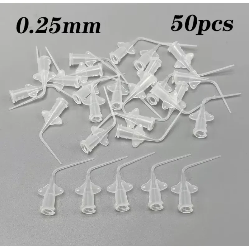 20/50pcs/pack Dentistry Disposable Syringe Tip Dental Endo Irrigation Root Canal Butterfly Needle Dentist Syringe Delivery Tips