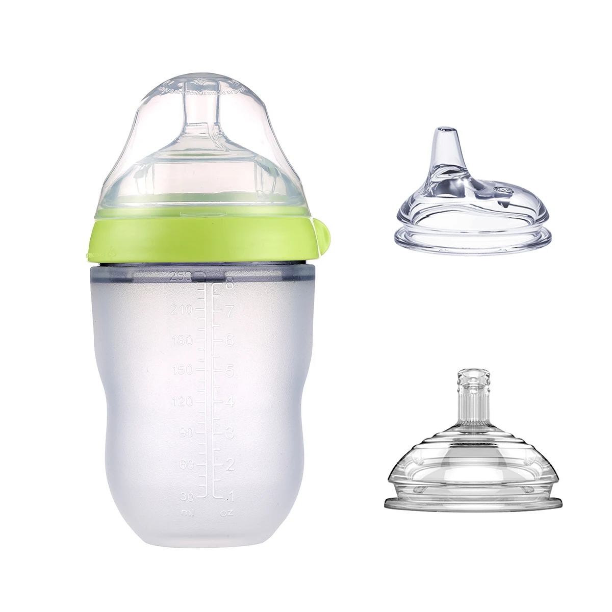 New design Drinking silicone Replacement teat baby Bottle PP Handles for comotomo bottles