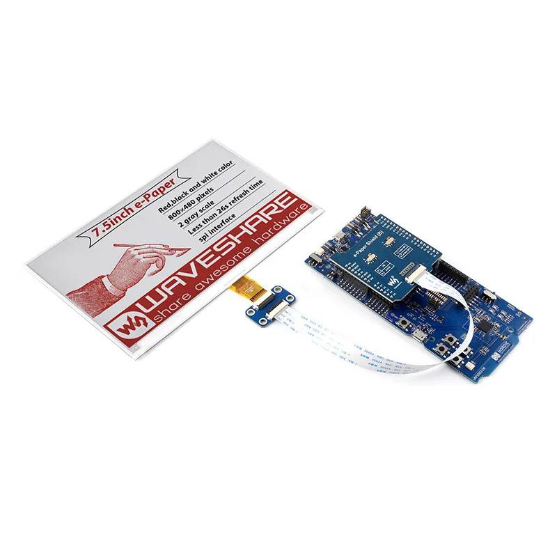 Ink screen driver board NUCLEO/Arduino interface Flash chip on board Expandable RAM