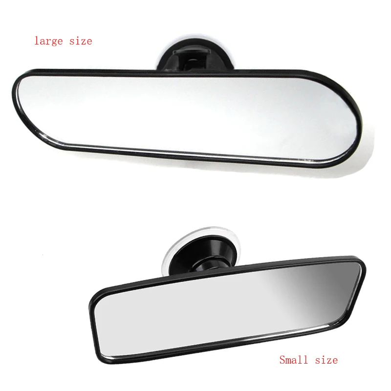 Car Interior Rear View Mirror Wide-angle Rearview Mirror 360° Rotates Adjustable Suction Cup Universal Auto Accessories