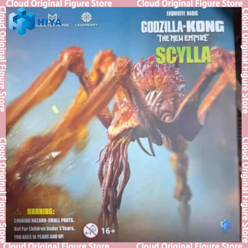 متوفر في المخزون 100% سلسلة HIYA الأساسية الرائعة Scylla Godzilla Vs Kong: الإمبراطورية الجديدة القابلة للجمع نموذج اللعب هواية