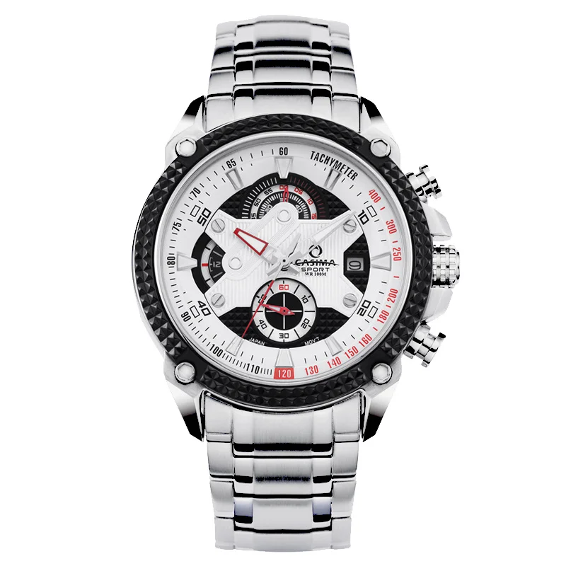 Мужские наручные часы CASIMA, кварцевый механизм, простая тенденция, модные, Джокер, светящиеся, водонепроницаемые, модель ST-8107-1016