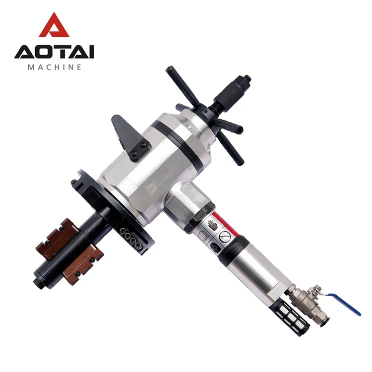 

AOTAI SDC-150TN 60-170 MM LIGHT WEIGHT PORTABLE CHEAP ELECTRIC PNEUMATIC INNER MOUNTED PIPE BEVELING CHARMFERING MACHINE