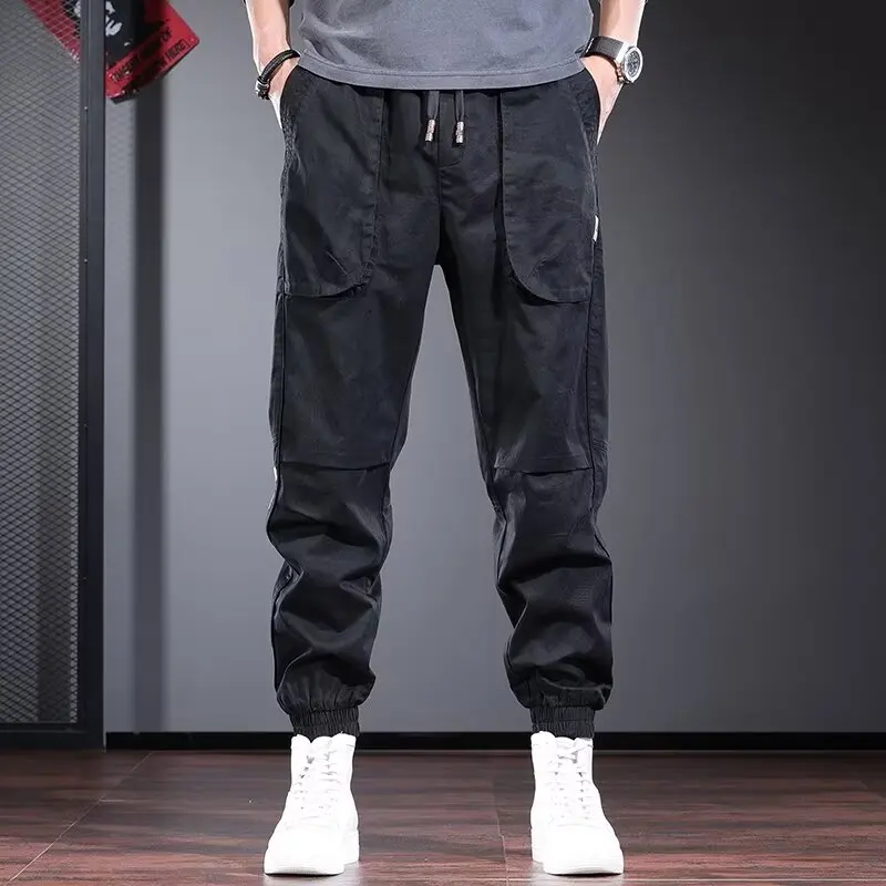 

American retro multi pocket camouflage pants, men's and women's trendy workwear pants, loose fit small leg casual leggings