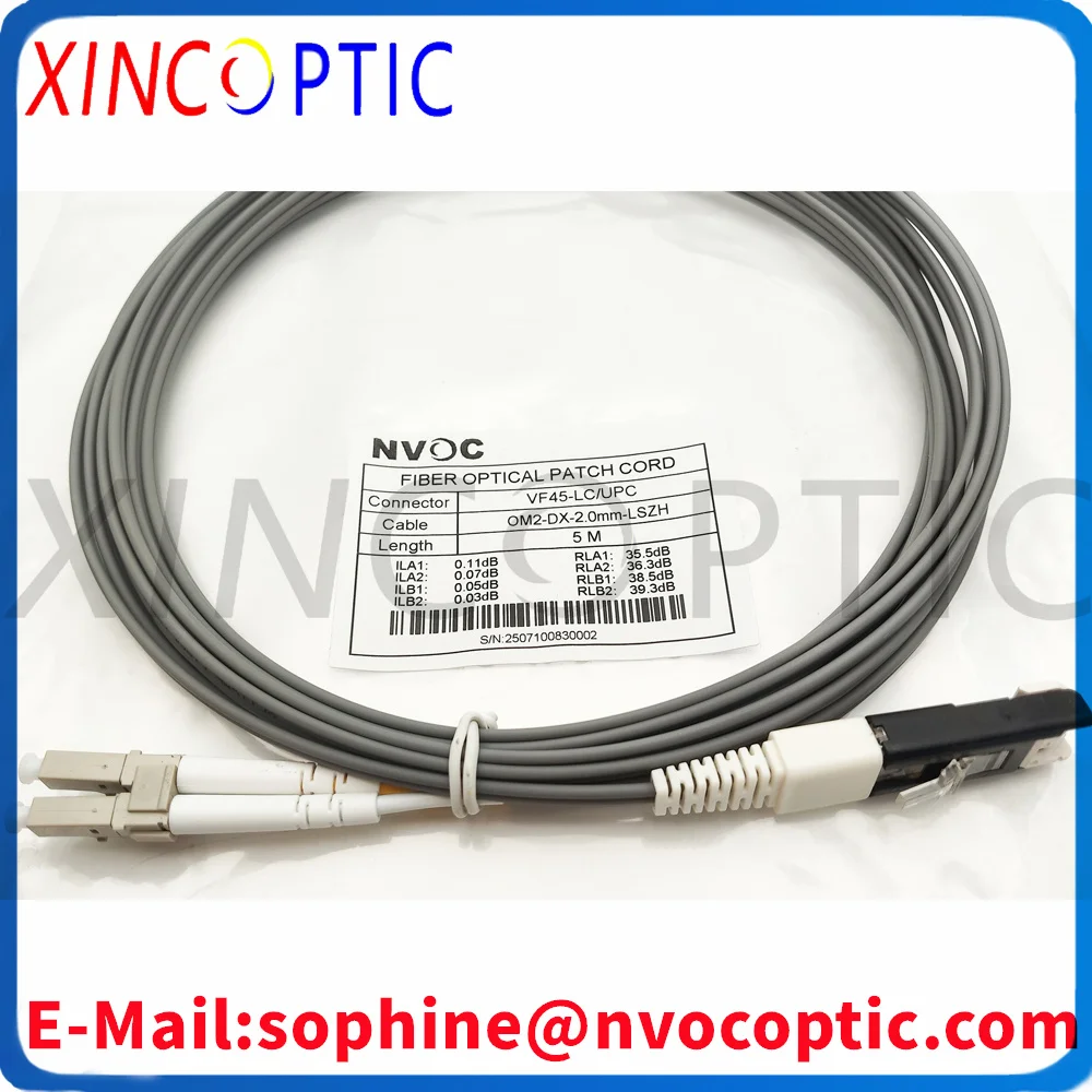 5m-2com2-50-125vf45-lc-vf45-multimode-dual-duplex-fiber-optic-patch-cord-connectorvf-45-lszh-20-armored-gray-cable-jumper