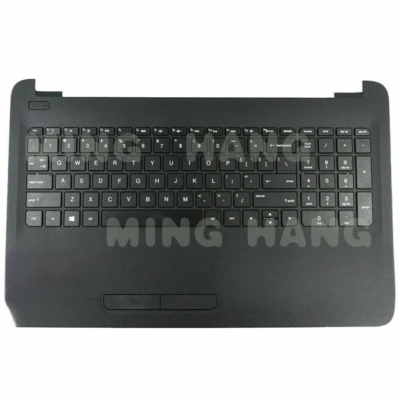 

l For HP 15-AC 15-BA 15-BN 15-AY Upper Case Keyboard Touchpad 855027-001 Black