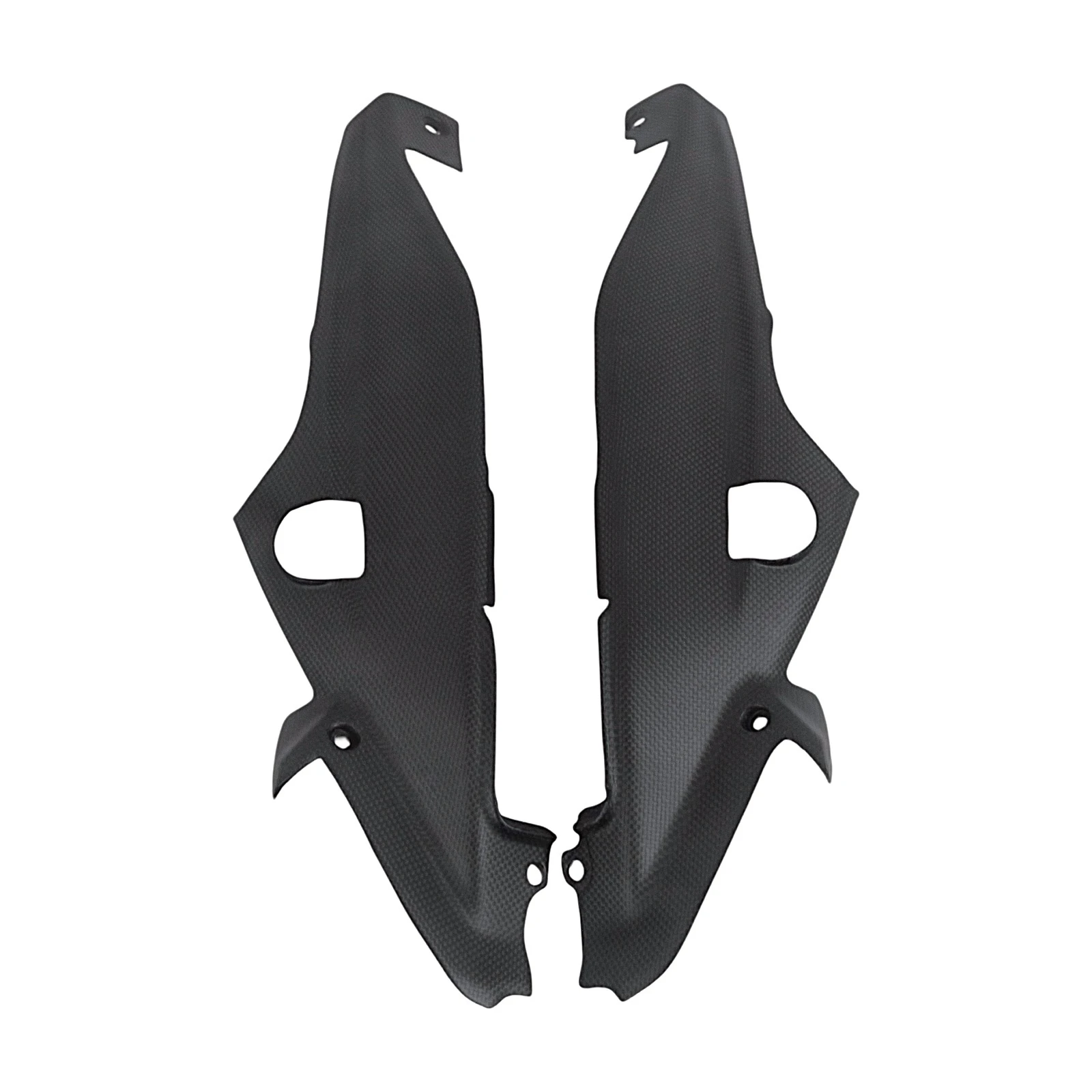 Para Ducati Hypermotard 950 2019 2020 2021 2022 100% cubiertas de submarco de fibra de carbono accesorios de motocicleta paneles laterales