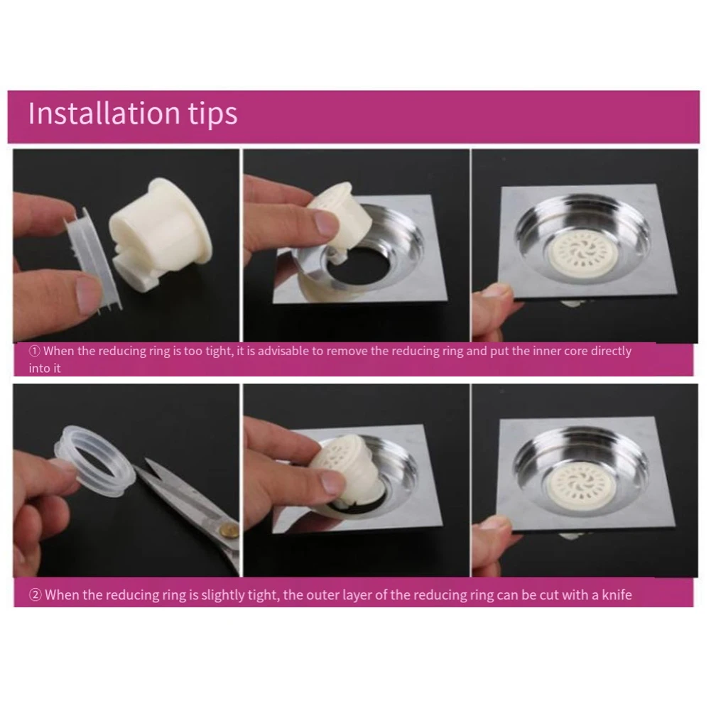 S/M/L сливной сердечник для пола, унитаз, канализационный дезодорант, сливная крышка для пола, сердечник для кухни, ванной комнаты, детали для улучшения дома