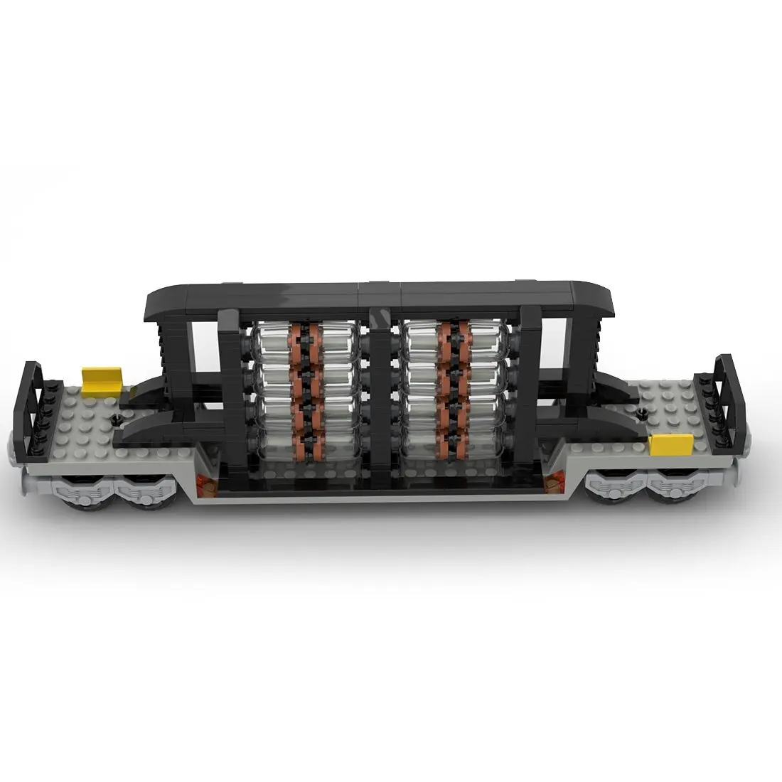 

Custom MOC-88805 Nulcear Waste Uranium Rods Train Car 206 Parts for Christmas