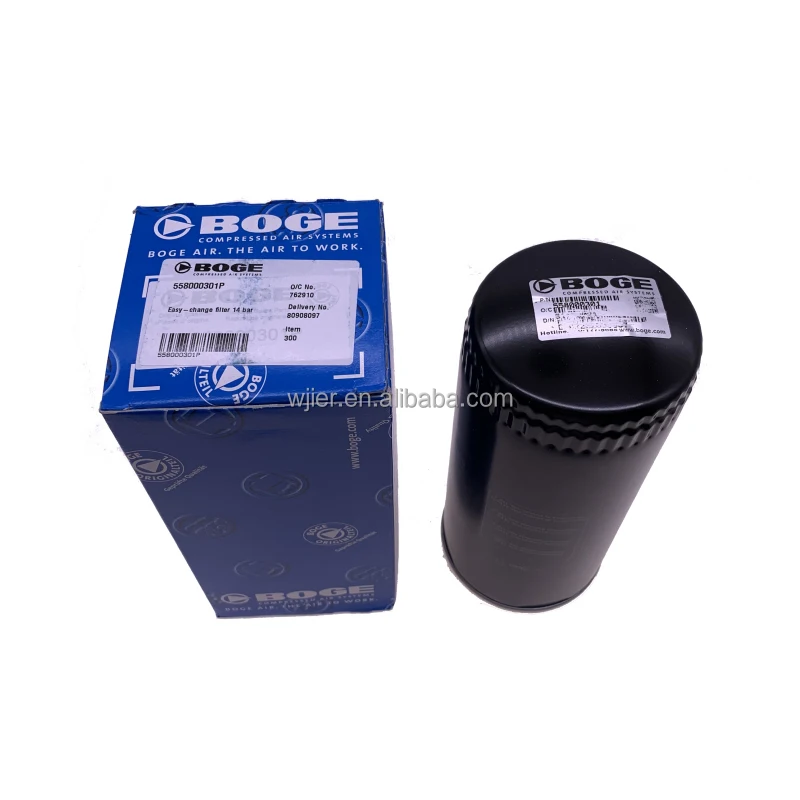 4pcs/lot genuine 558000301P Boge air compressor oil filter element OF