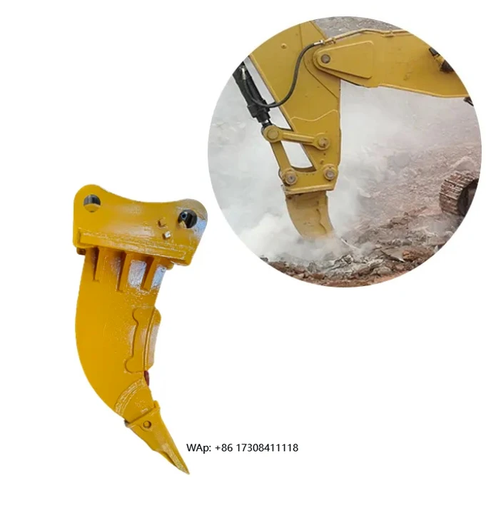 Excavator double tooth scarifier single tooth scarifier
