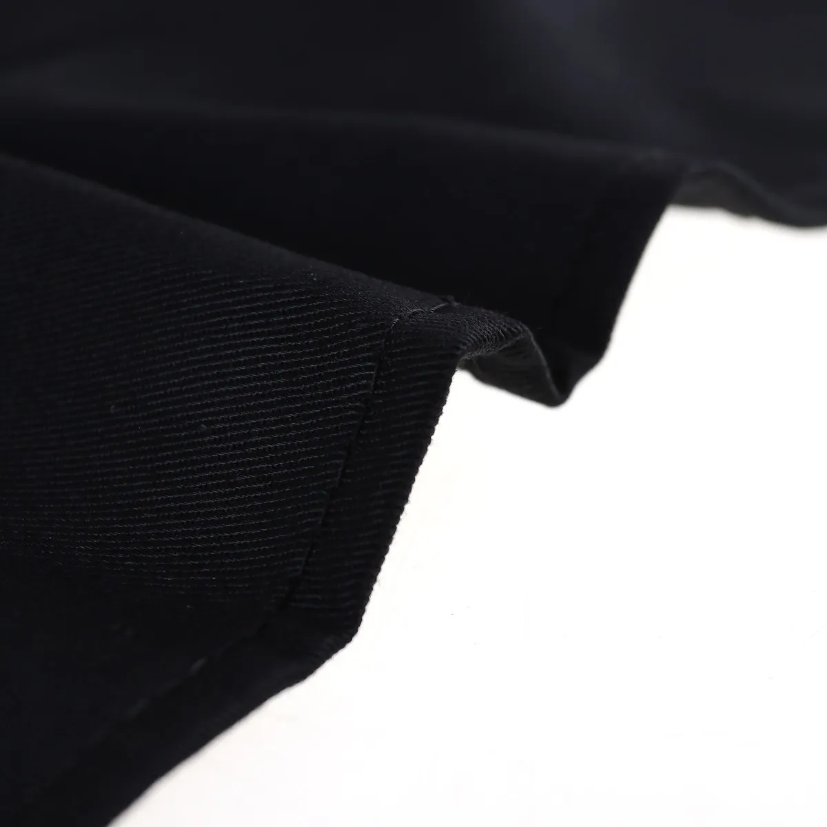 Short Apron for Waiter Waitress Chef Unisex Black Waist Design Polyester Cotton Blend Stain Protection Split Pocket Commercial