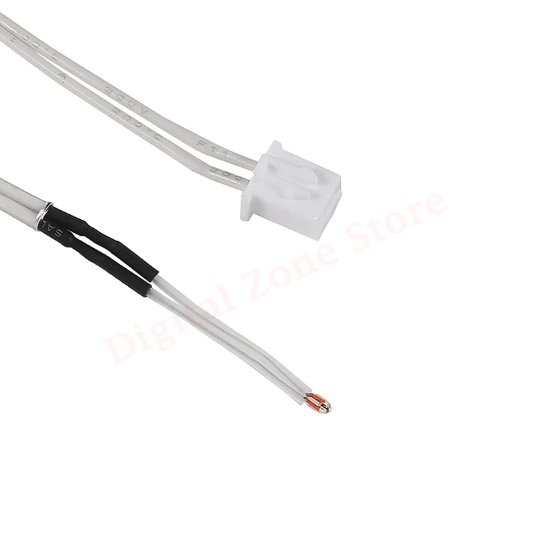 10Pcs 100K Ohm NTC 3950 Termistor 1M Sensor Suhu dengan 2Pin XH2.54 untuk Creality Ender 3, Ender 3 Pro, Ender 5 CR-10, CR-10S