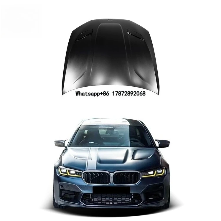 Aluminum Alloy Hood for 5 Series G30 G38 Upgrade M5 CS Style Car Engine Hoods Bonnet Bodykit