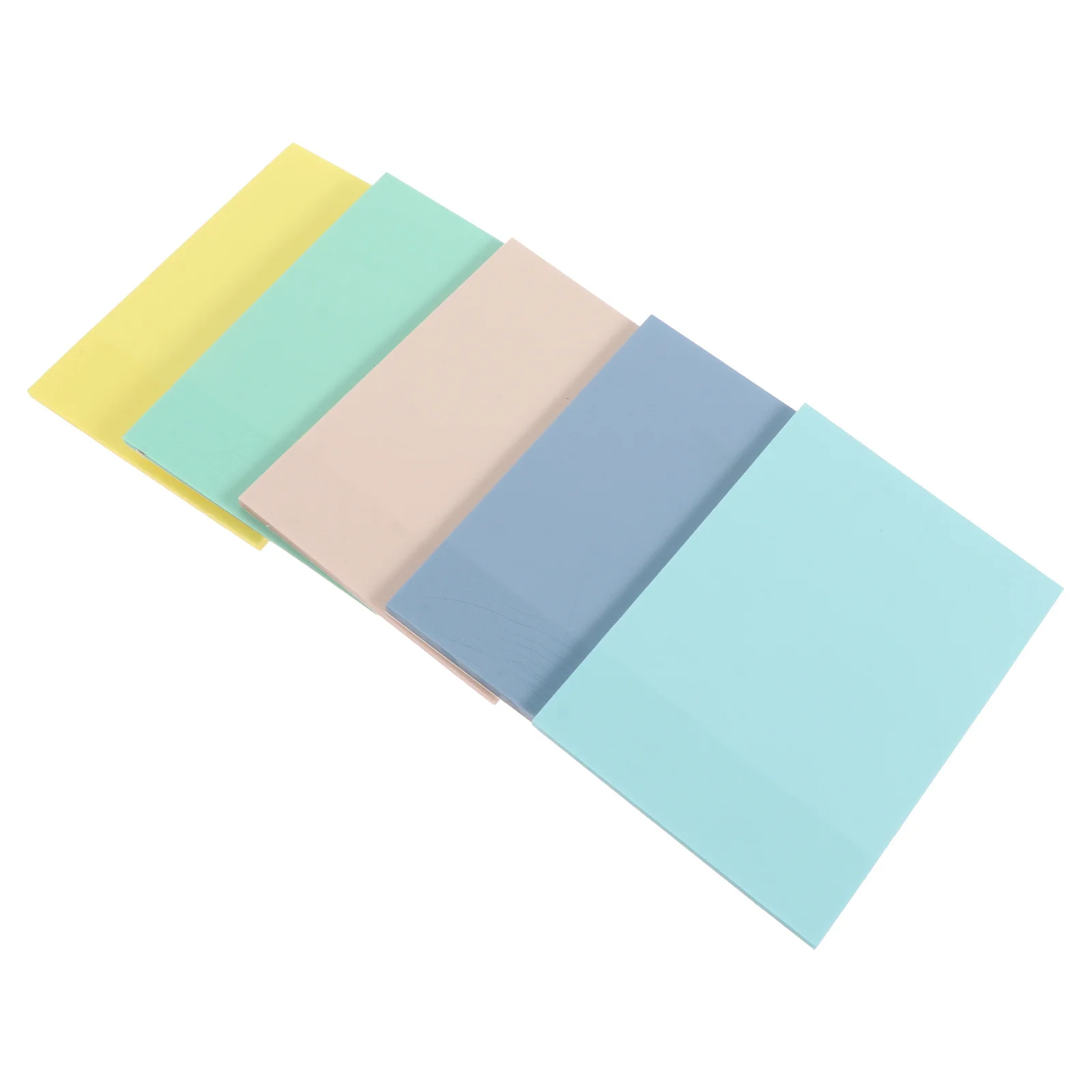 5Pcs Transparent Memo Message Stickers Clear Adhesive Memo Pads for Notes Reminders Office School Supplies Waterproof