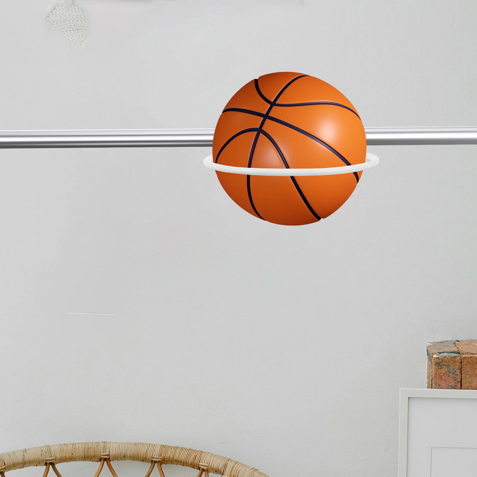 

5Pcs Soccer Football Display Wall Mount Ball Holder Steel Rack Basketball Volleyball Storage Organizer Football Display Case