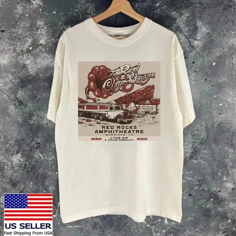 Red Rocks Park Clay Strays Tour 2025 T shirt Full Size S 5XL
