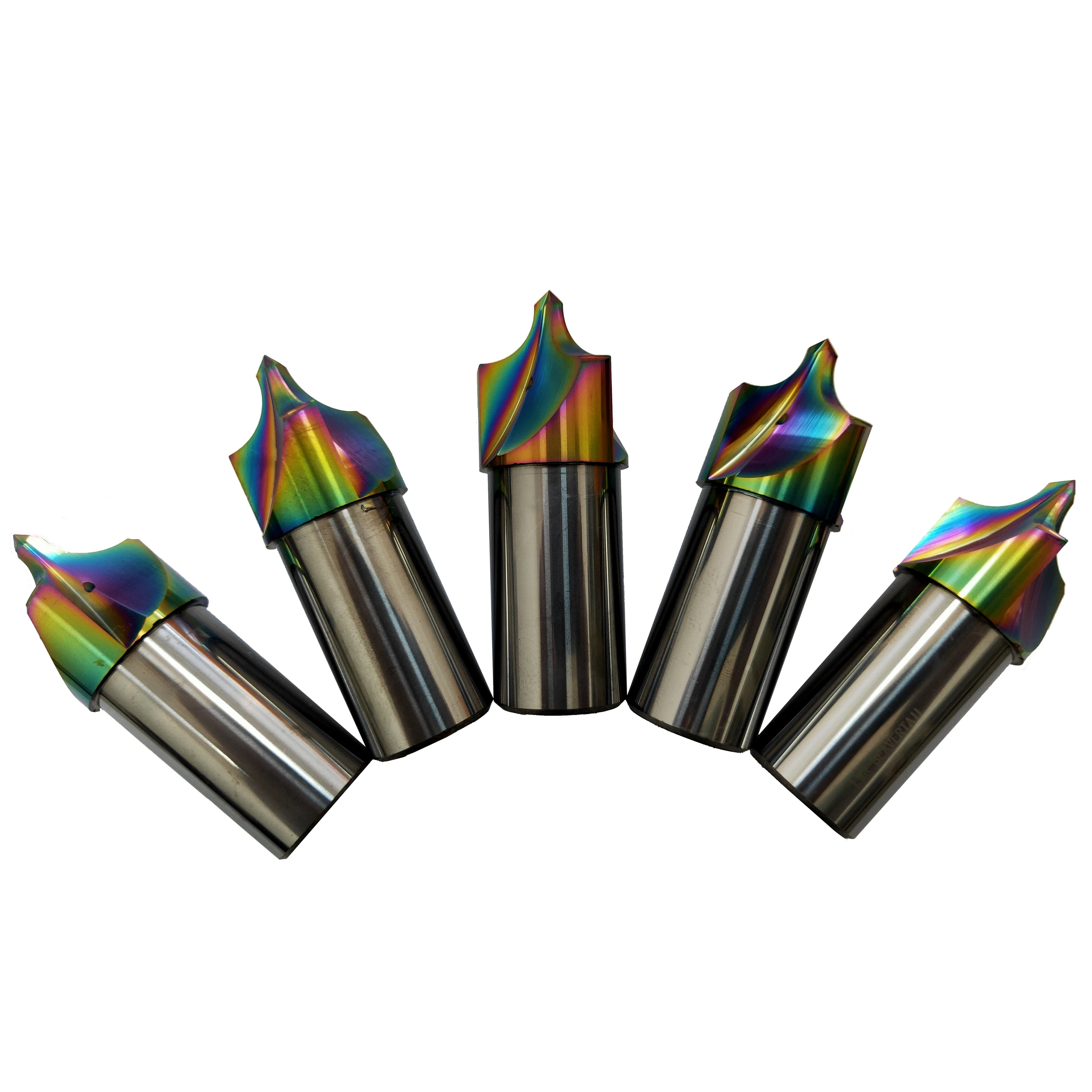 DLC Coated HRC55 Carbide Endmill Tungsten Carbide R End Mill Drilling and Milling Cutter