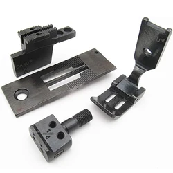 Gauge Set For Brother 842 JUKI 515 Singer 212W140 212G140 Double Needle Industrial Sewing Machine Parts Double Needle Attachment