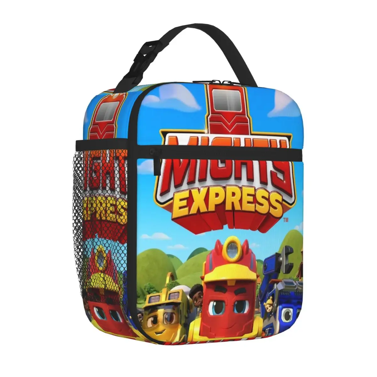 Sac à déjeuner isotherme Mighty Express pour pique-nique et voyage en bus – Style extérieur, à bandoulière – Offre spéciale