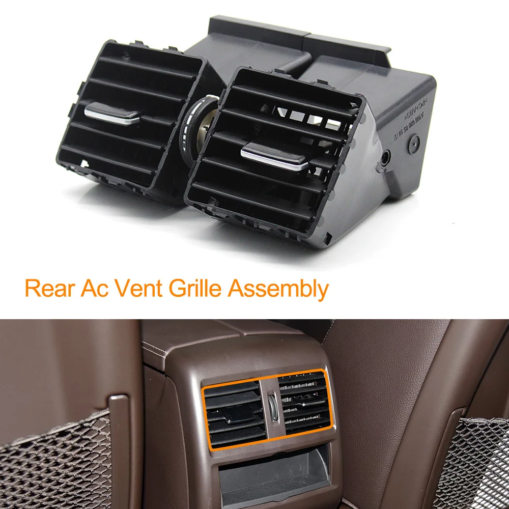 Armaturenbrett Zentral Links Rechts Klimaanlage Lüftungsgitter Komplette Baugruppe für Mercedes Benz M ML GL Klasse W166 2012-2015 – Detail 14
