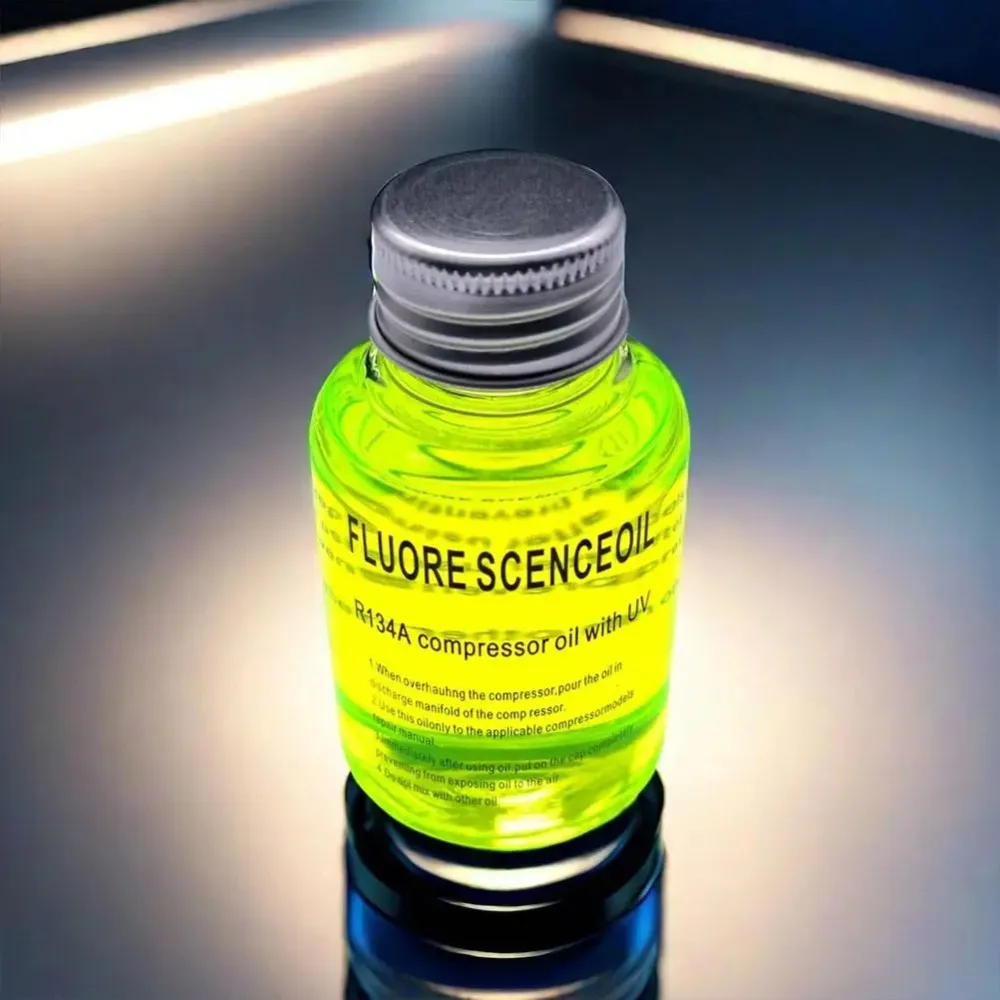 60 مللي مكيف هواء للسيارة تسرب الفلورسنت تكييف هواء السيارة إصلاح النفط ضوء خط أنابيب كشف أداة التتبع