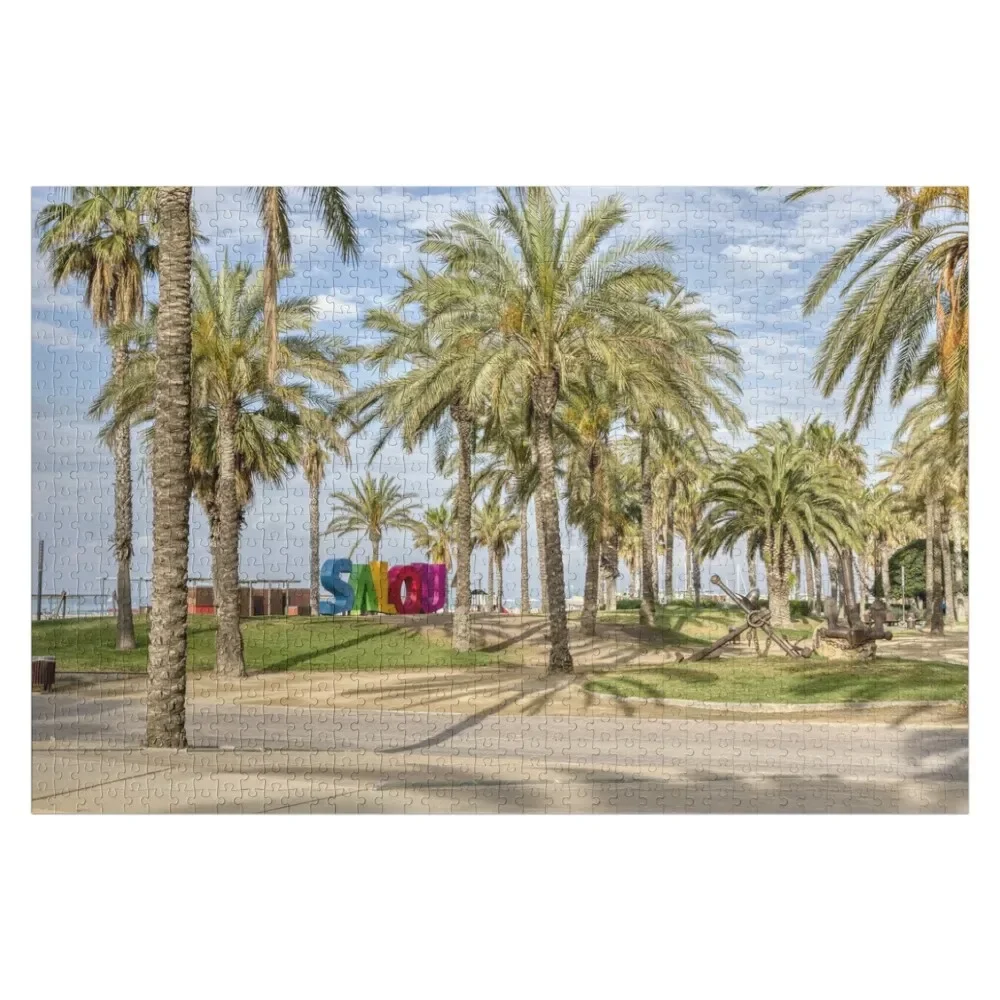 

Promenade Jaume I (Salou, Catalonia) - II Jigsaw Puzzle Wood Photo Personalized Novel Toys For Children 2022 Custom Puzzle