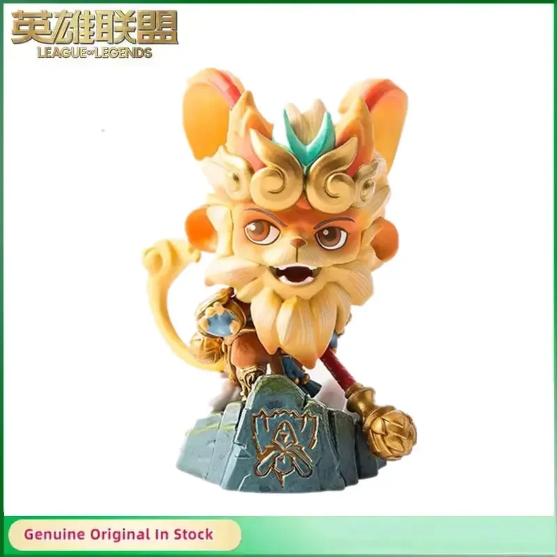 

Original LOL League of Legends Wukong/the Monkey King Q Version Anime Action Figures Collectible Ornaments Model Toys Gift