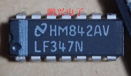 Free shipping  LF347N IC   DIP-14   10PCS