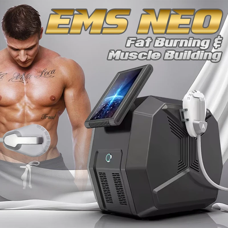 

Portable 2 in 1 EMS RF Body Sculpting Machine Electromagnetic Muscle Stimulator Fat Burning Device Professional Beauty Equipment