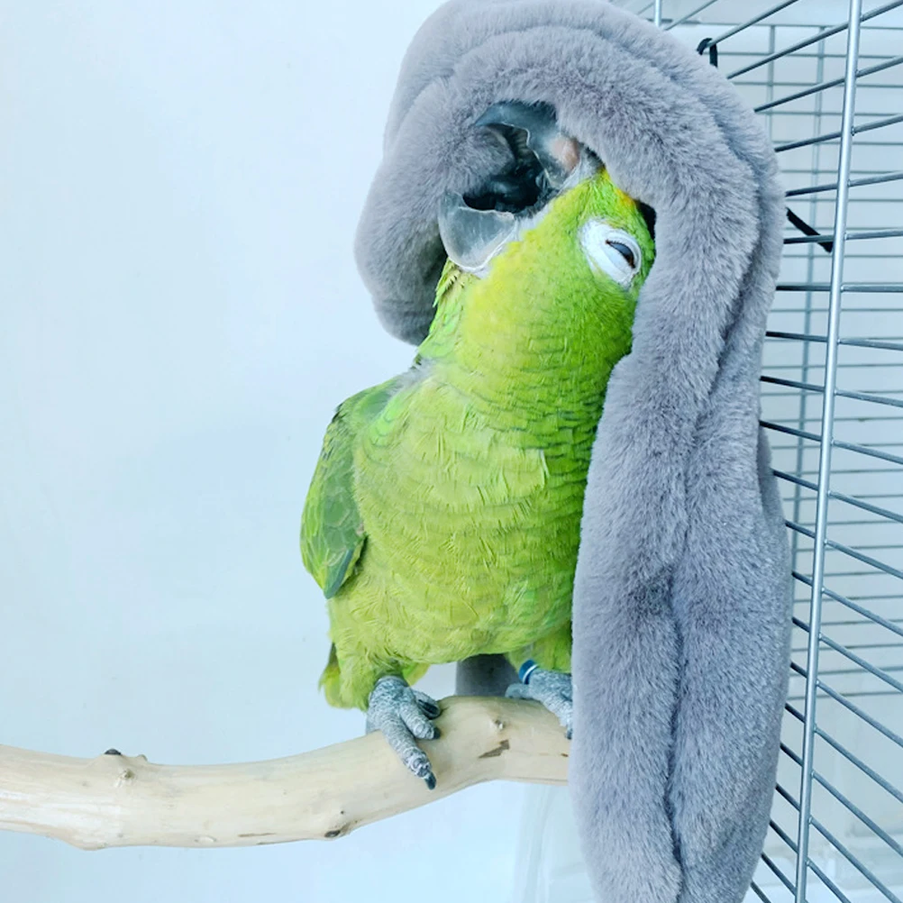 

Parrot Blanket Winter Bird Bed Nest Cockatiel Throw Soft Warm Cozy Cage Corner Fleece Security Comfort