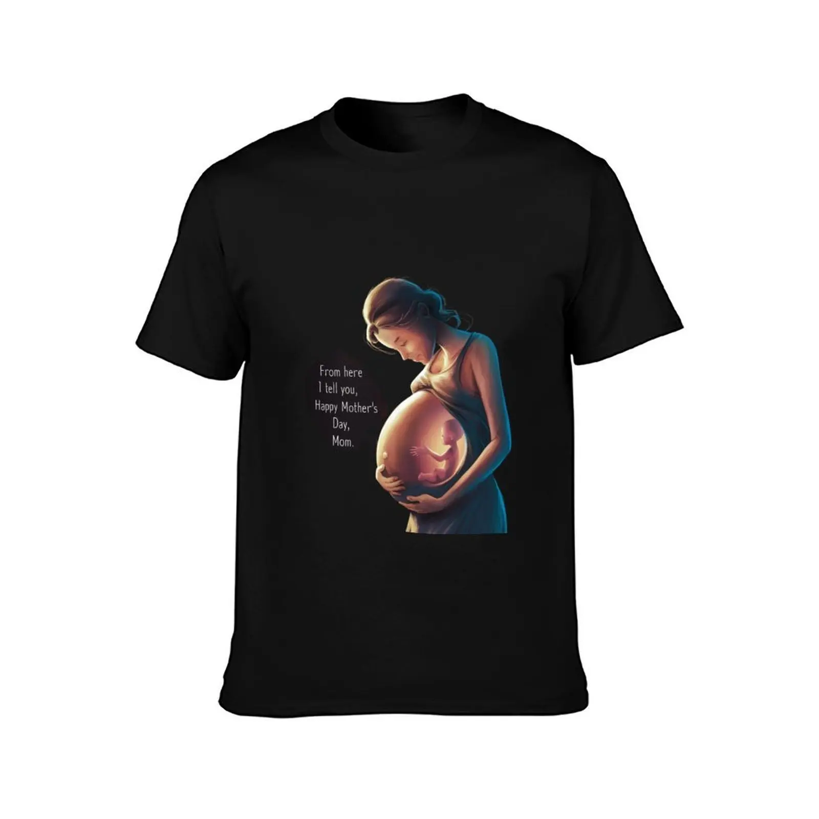 First Mothers Day Im Excited T-Shirt Construction Work Tee Shirt T-Shirt