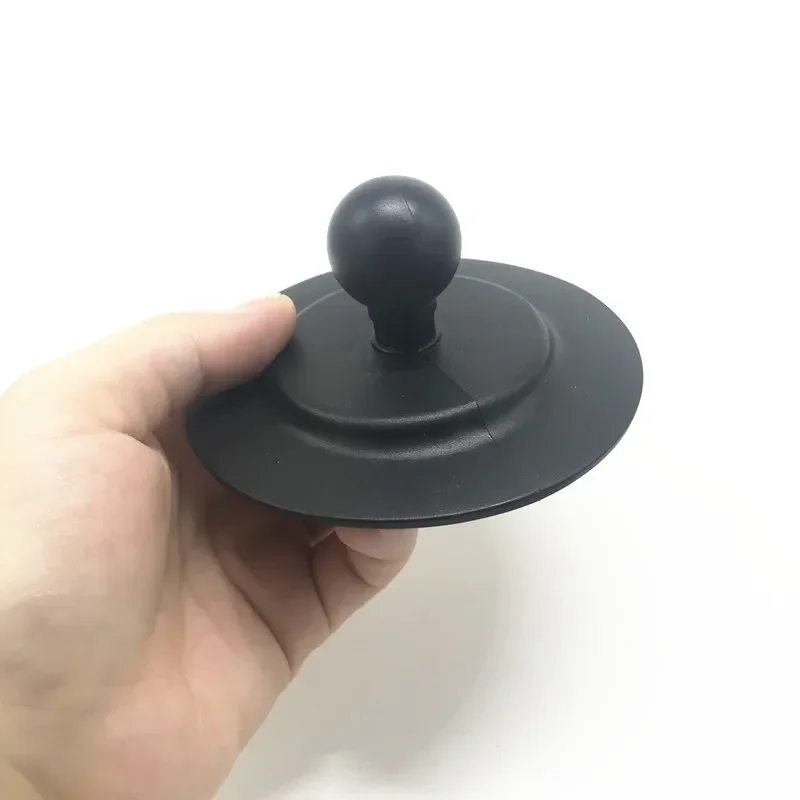 Round Plate Suction Cup 1 inch Rubber Ball Mount Car Dashboard Suction Cup with Adhesive Tape Sticker for Gopro GPS