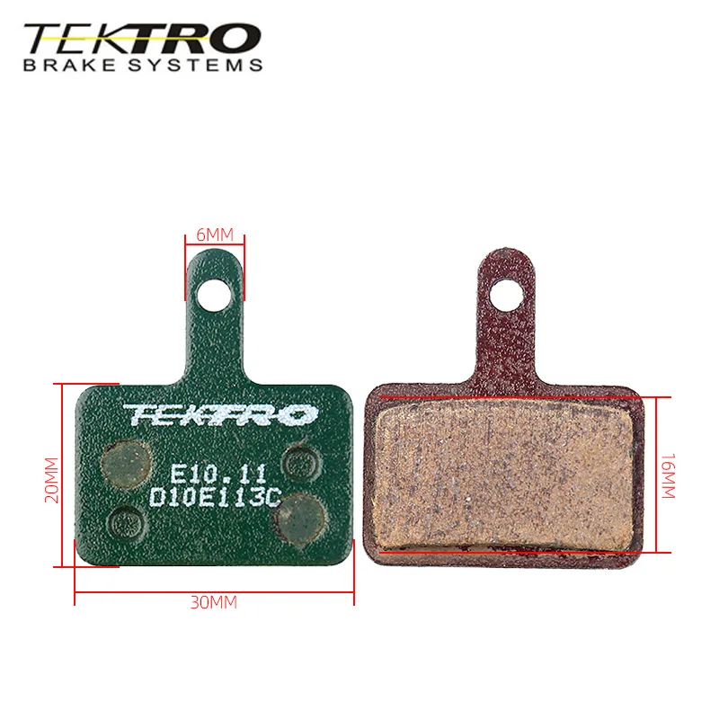 TEKTRO MTB Disc Brake Pads E10.11 High Braking Performance & Low Wear Brake Pad Thickness 2mm Bicycle Accessories image 3