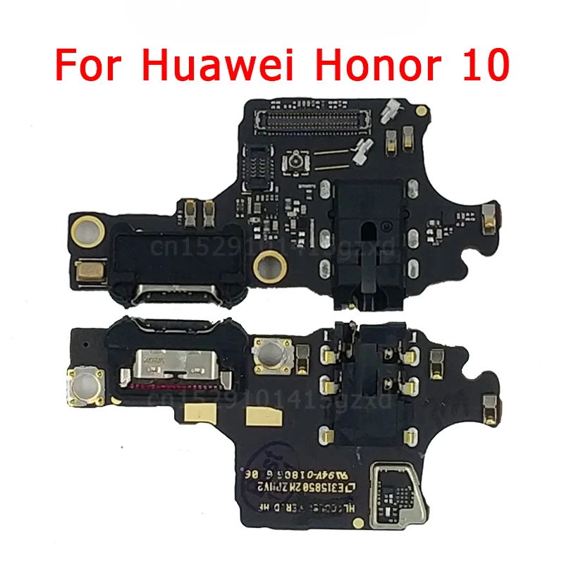 Charge Board For Huawei Honor 10 Charging Port USB Plug PCB Dock Connector Flex Cable With Microphone Replacement Parts