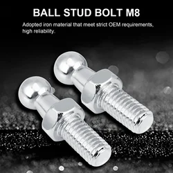 2 Pcs Car Iron Ball Stud Bolt M8 For Gas Struts Ball Ended Bonnet
